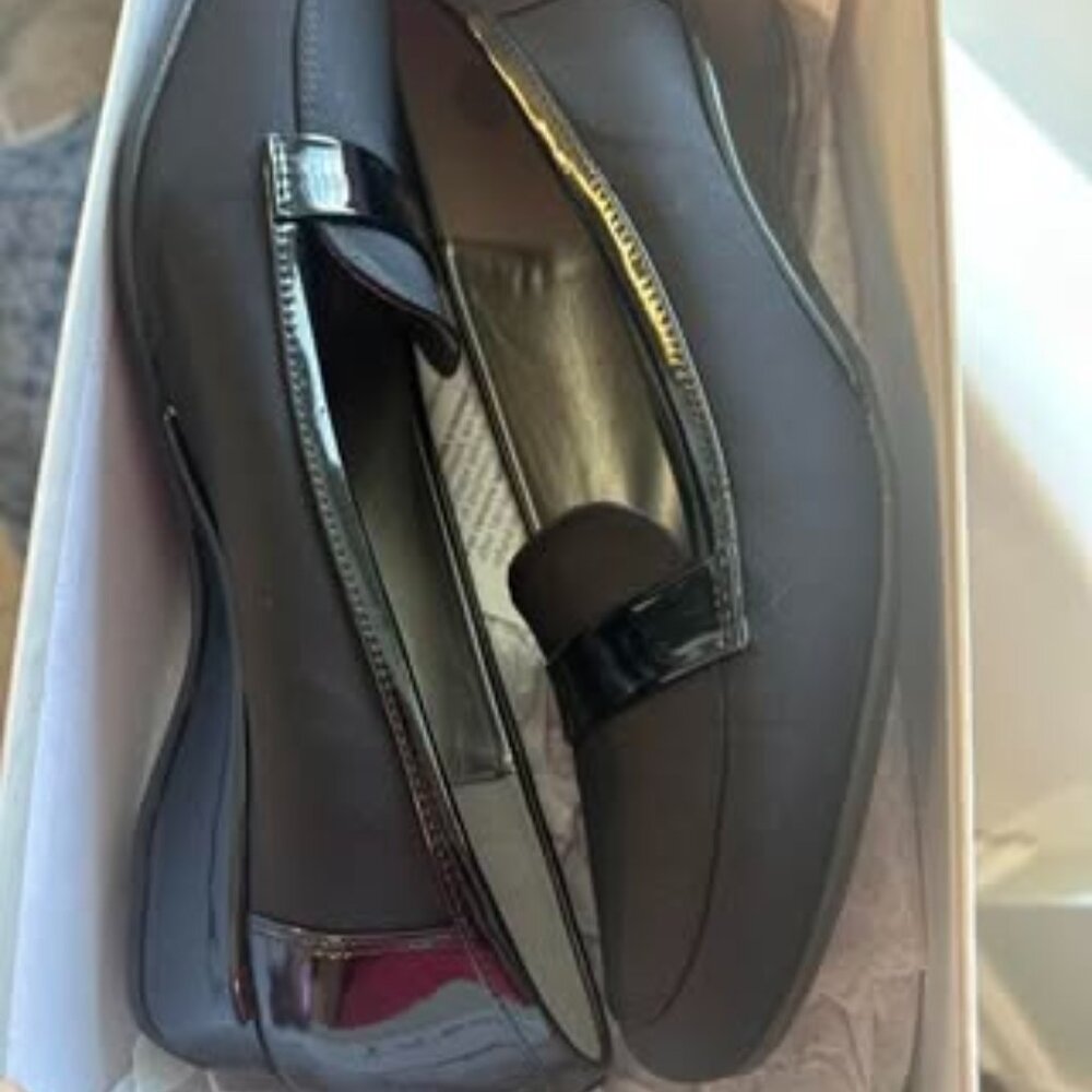 Black Wedge Heels